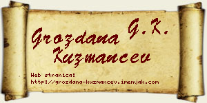 Grozdana Kuzmančev vizit kartica